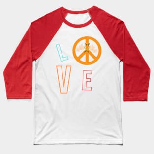 LOVE AND PEACE Baseball T-Shirt